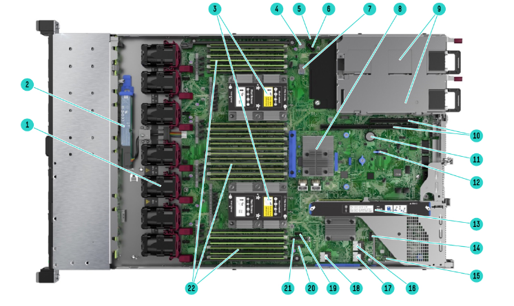 HPE ProLiant DL360 Gen10 Rack Server 6