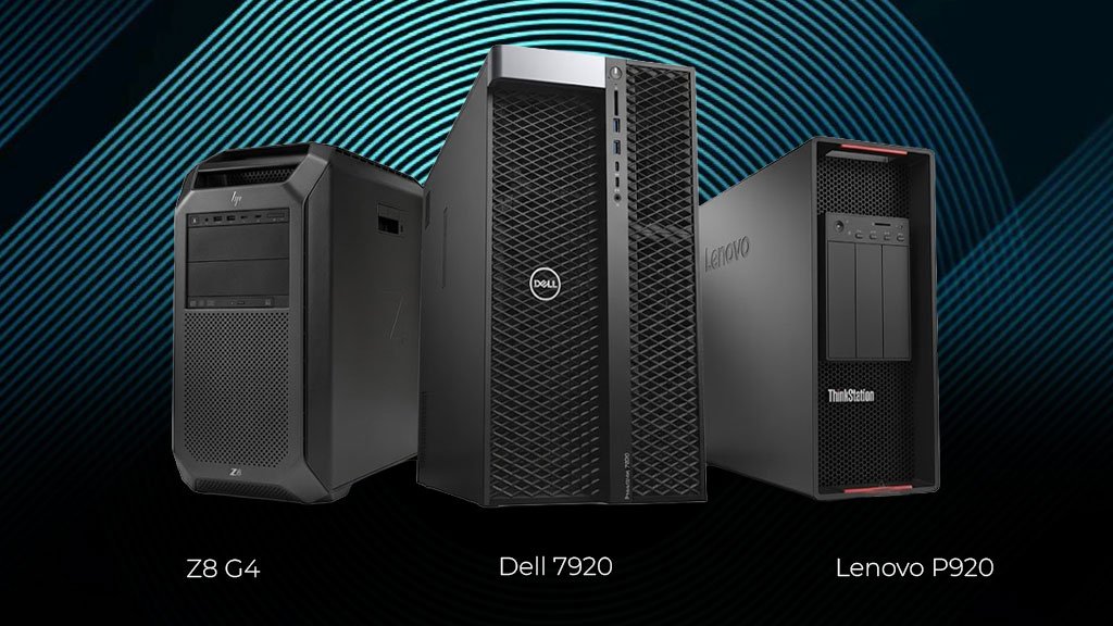 High End Tower Z8 G4 / Dell 7920 / Lenovo P920 Comparison