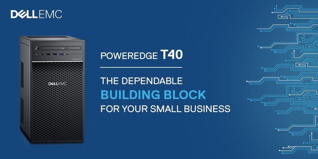 Dell PowerEdge T40 Tower Server: The building block for your small business. Dell