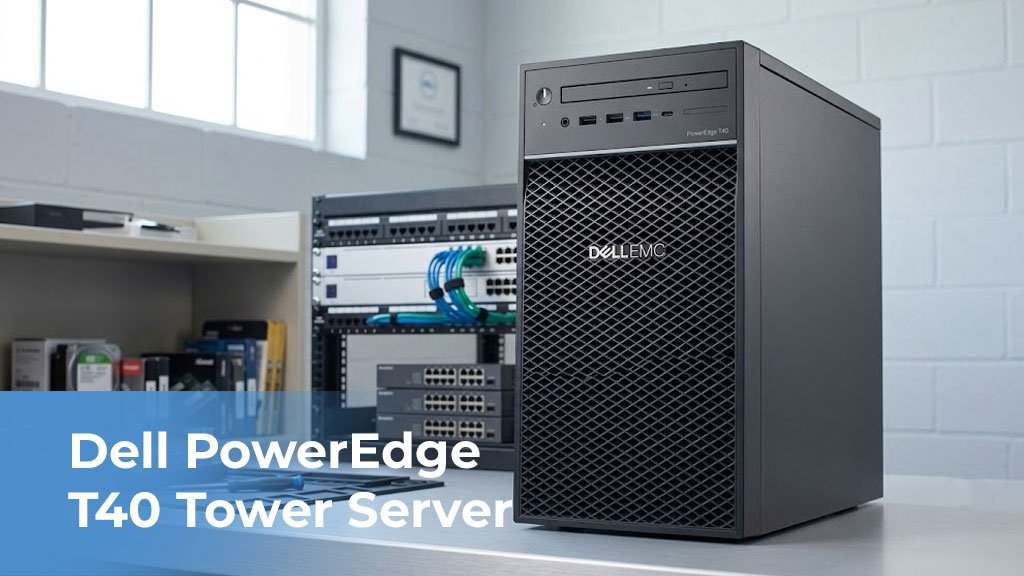 Dell PowerEdge T40 Tower Server: The building block for your small business.