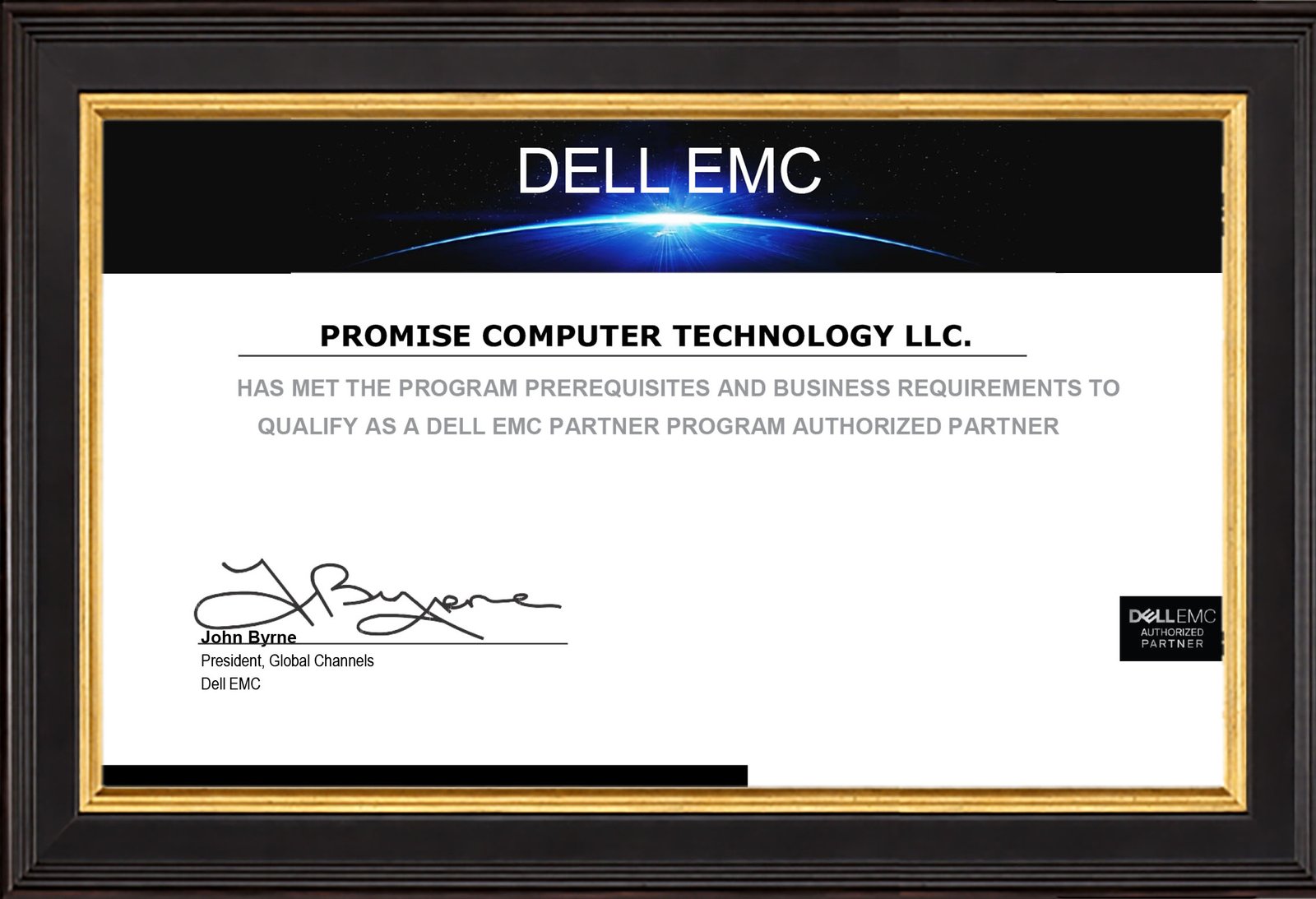 Dell server Partner Certificate