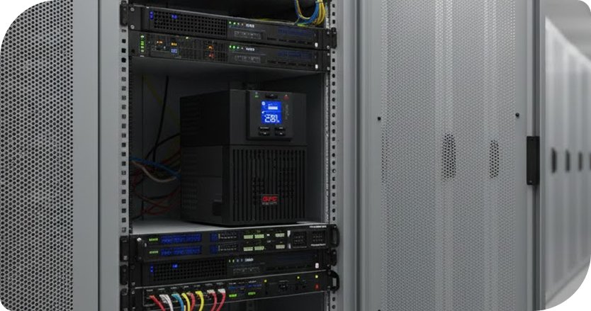 Server Rack with UPS