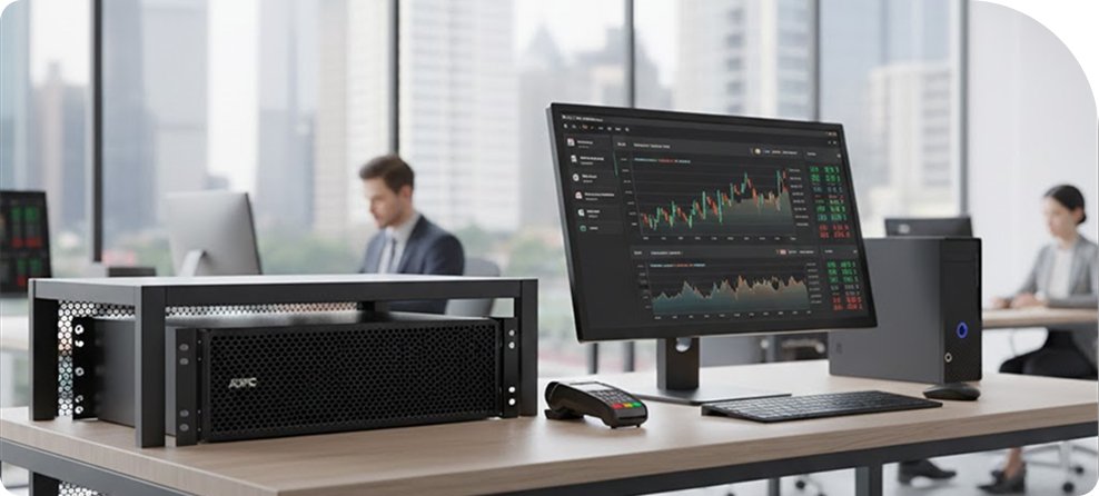 Server Rack with UPS