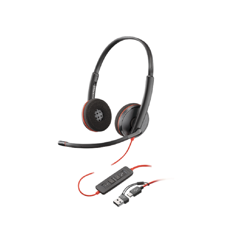 Poly Blackwire 3210 Monaural USB-C Headset