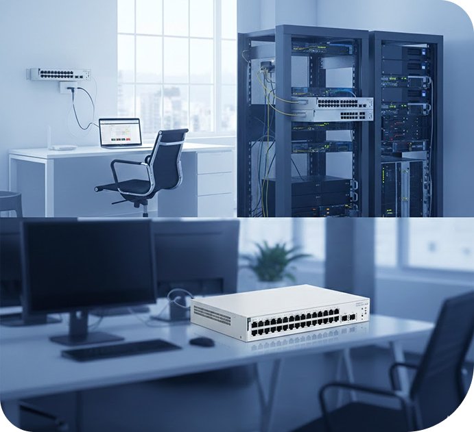 Server Racks with Digital Overlay