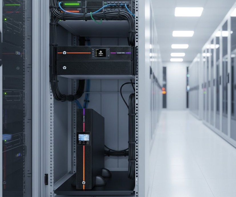 Vertiv Liebert GXE3 UPS in server rack