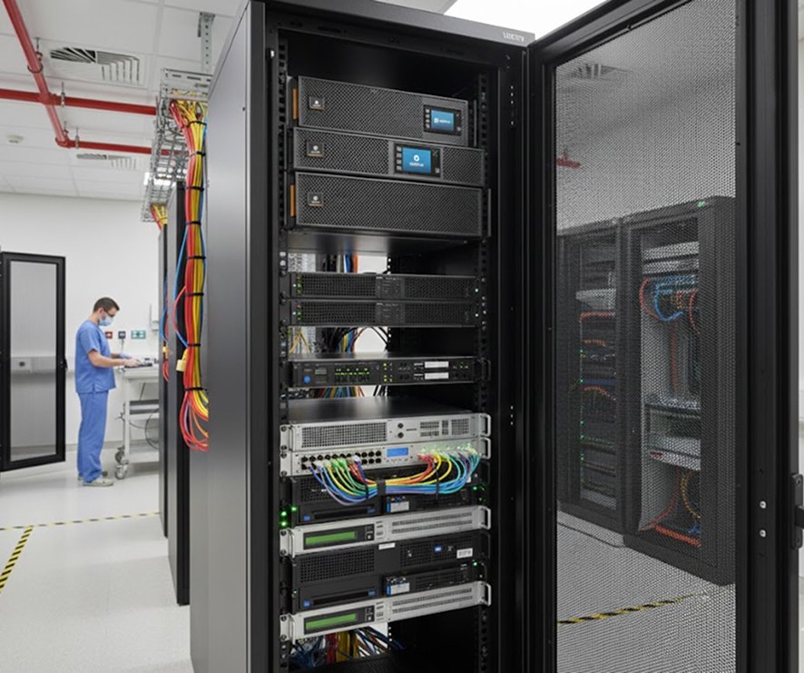 Server Room with Vertiv UPS