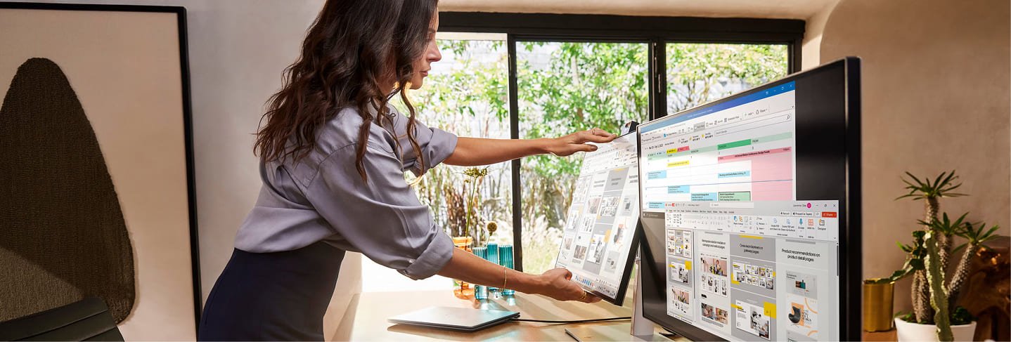 HP Series 7 Pro monitor setup