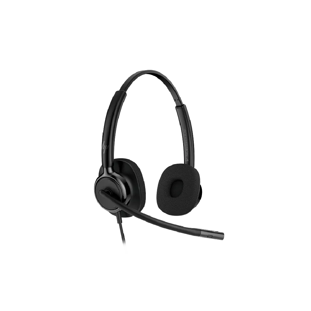 HP Poly Mission 425 Stereo USB Wired Headset - 1
