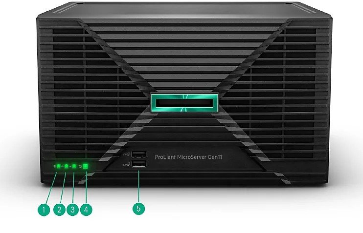 HPE ProLiant MicroServer Gen11 Front View