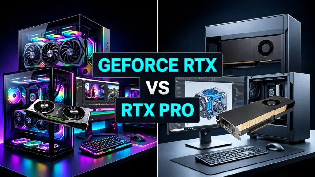 NVIDIA RTX PRO vs GeForce RTX: Which Workstation GPU to Choose